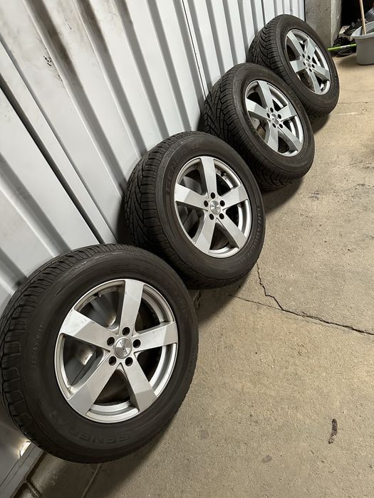 Set 4 roți Dezent ( jante+anvelope 235/65 R17 ) 5x108 Et.48