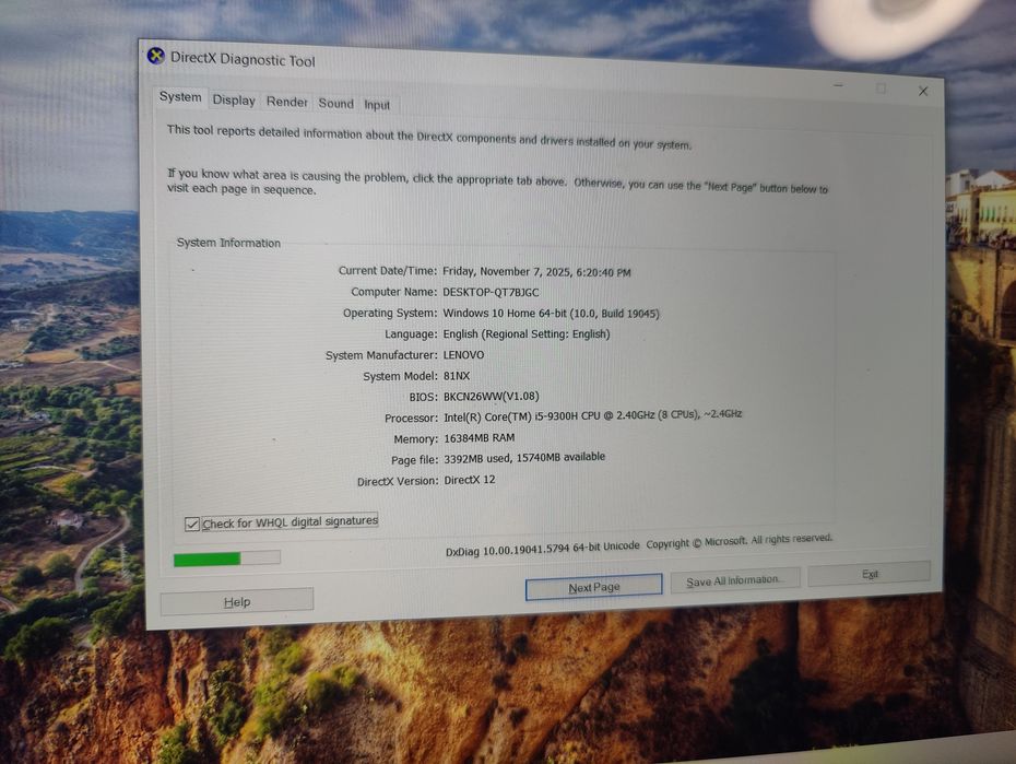 Laptop gaming Lenovo Yoga i5 Ram 16Gb Gtx 8Gb ssd 512 GTA CSGO FORTNIT