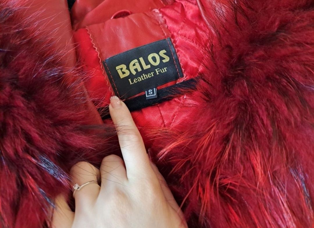 Дамско яке от естествена кожа Balos