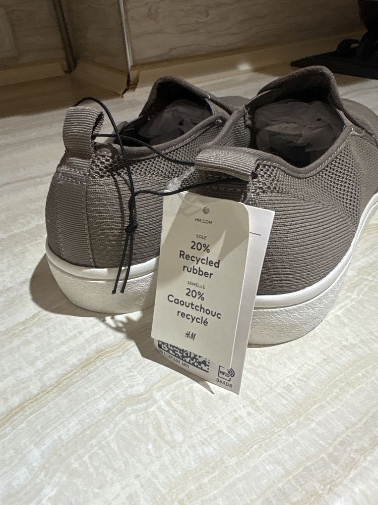 Кеды H&M Slip on Mesh shoes