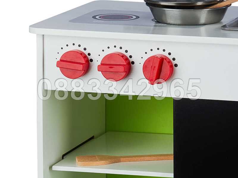 НОВА! Детска дървена кухня 49х49x30см