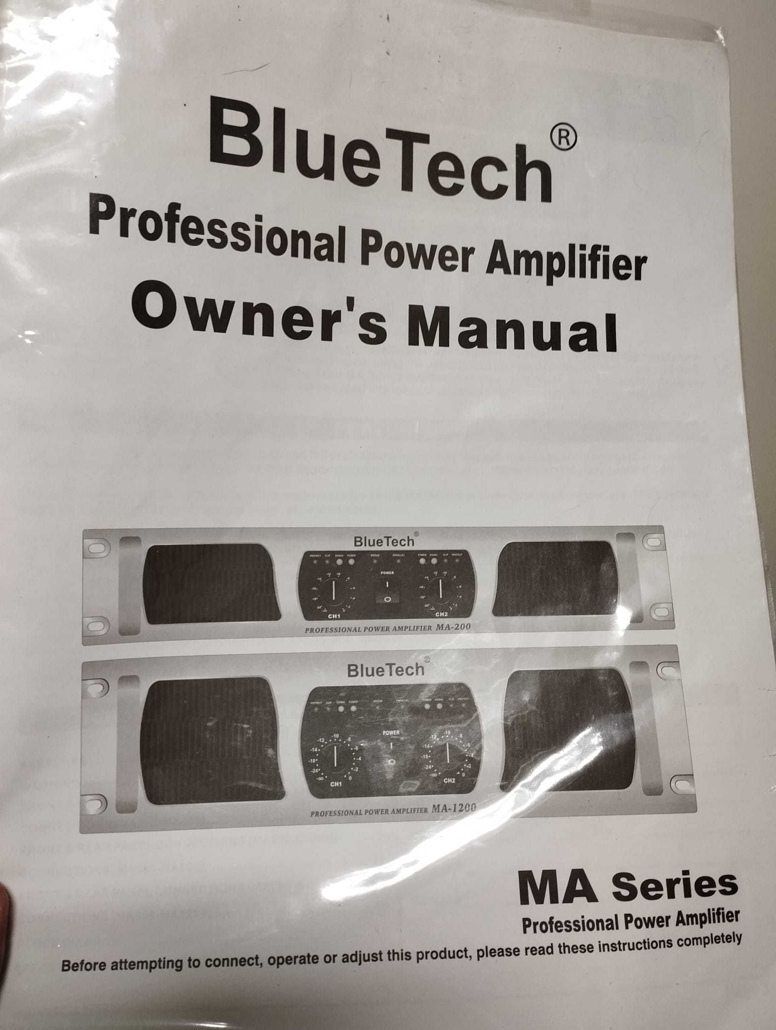 Sistem Audio Profesional  Bluetech Boxe 15” amplificator MA 600