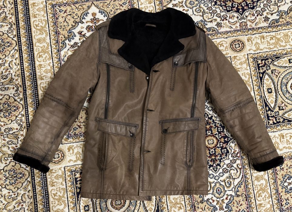 Натуральная мужская дубленка