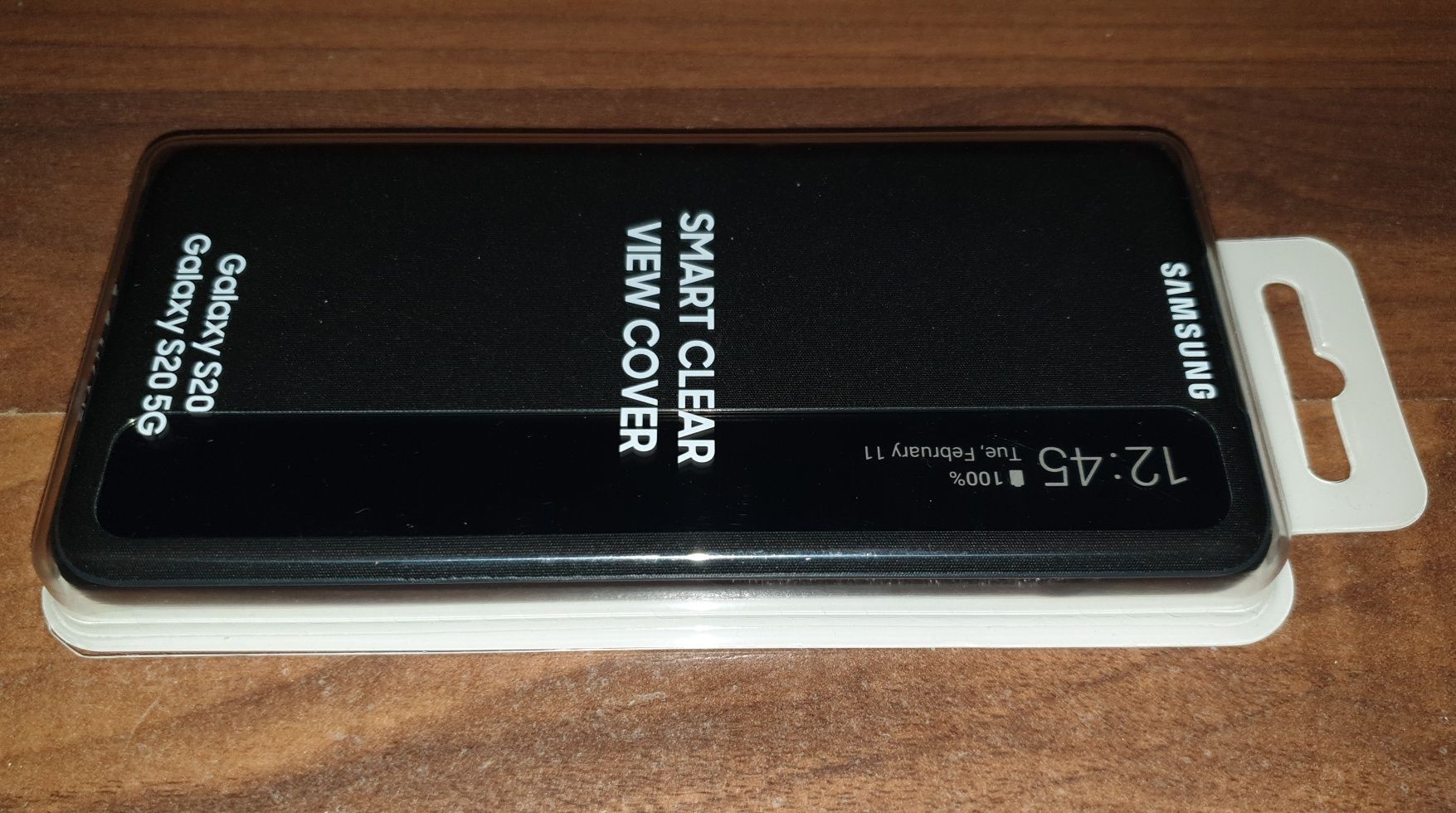 Husa flip activa originala Samsung Smart Clear View Cover S20 S20 5G