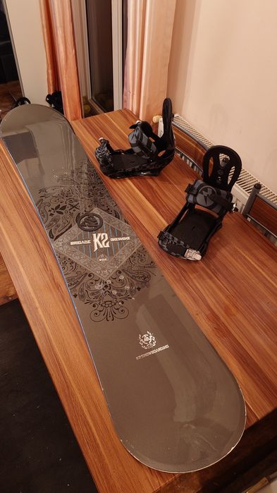 Placa Snowboard K2 Brigade 158W cu legaturi Nitro Raiden L