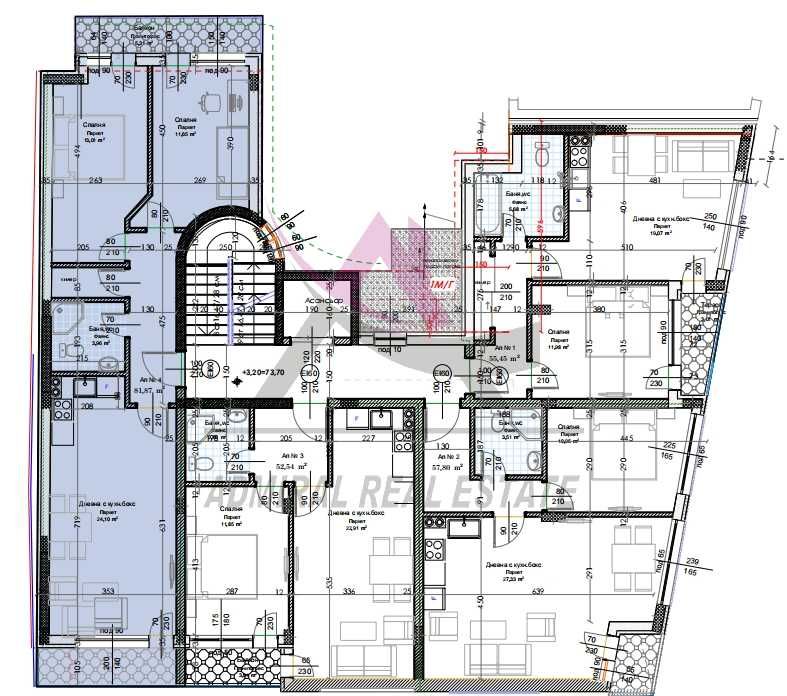 Продава се Тристаен апартамент в Варна, Левски - 99 кв.м за 1657 €/кв.м - Снимка #2