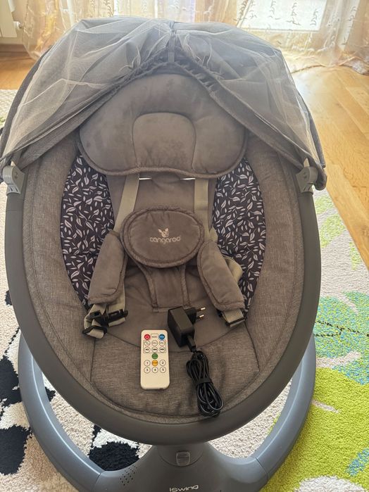 ISWING Електрическа бебешка люлка