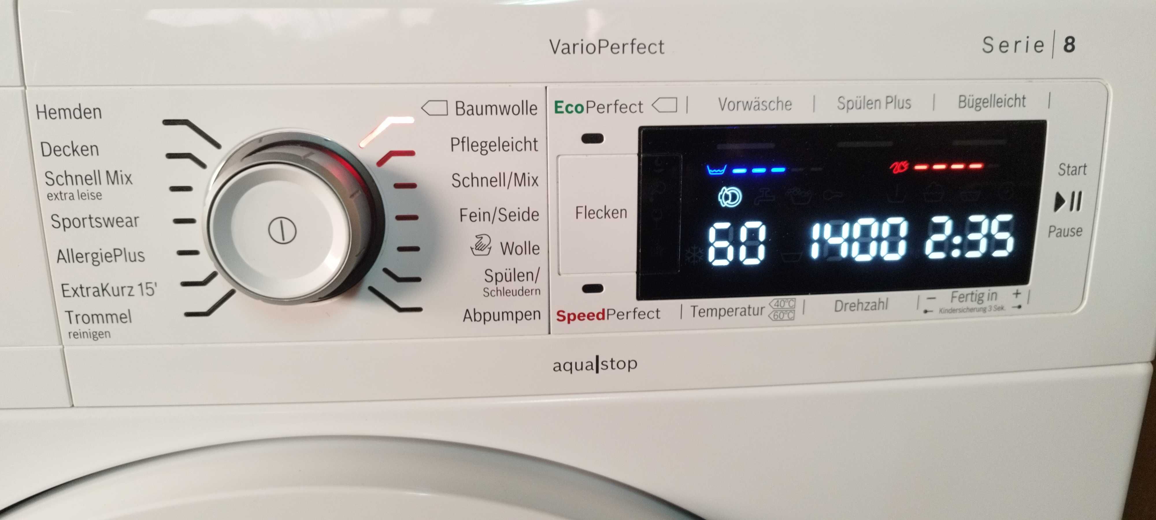 Пералня Bosch Serie 8 A+++ 9kg внос от Германия