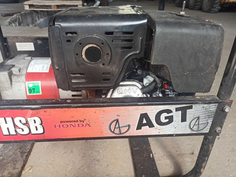 Generator AGT 4501 HSB cu motor Honda GX270 – 4.5 kVA, Monofazat, 230V