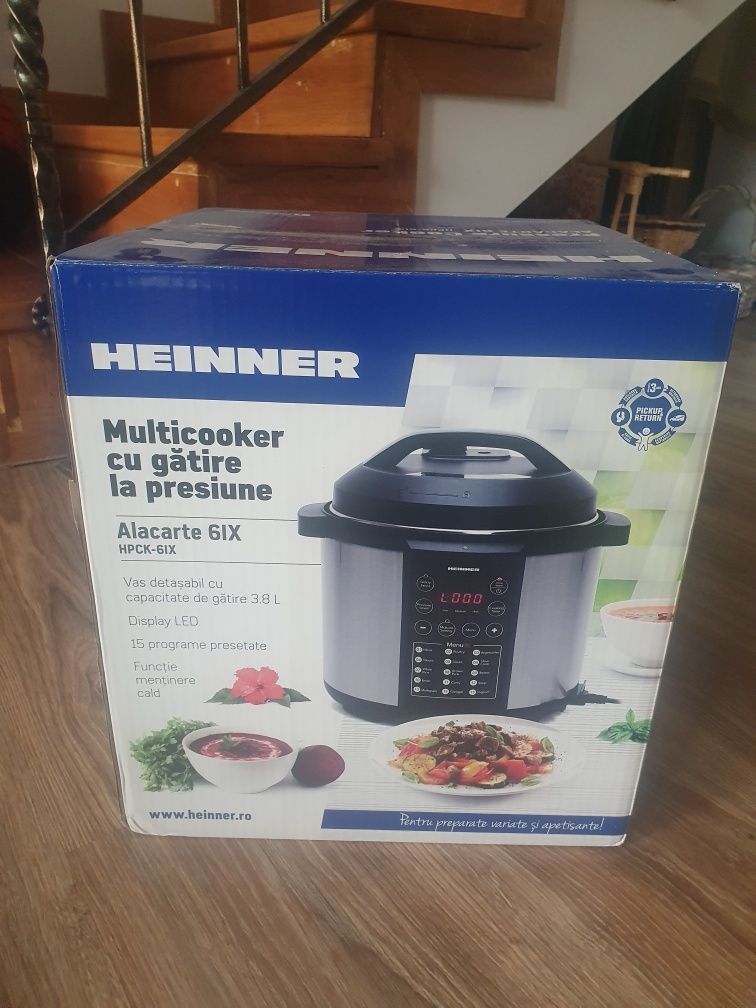 Multicooker cu gătire la presiune Heinner