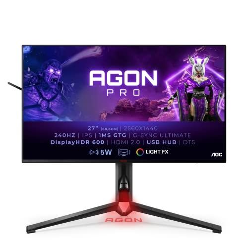 Monitor LED AOC Agon Pro AG274QG, 27inch, 2560x1440, 1ms GTG, 240 Hz