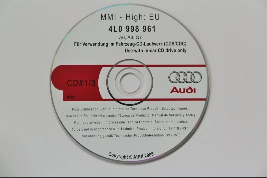 Software Audi MMI 2G : A4, A5, A6, A8, Q7