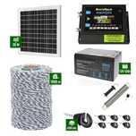 Pachet Gard electric 6,6j putere cu Panou Solar si 1000m de fir 120Kg