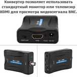 Видео конвертер с BNC на HDMI