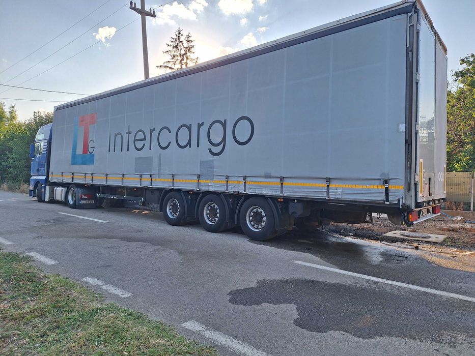 Semiremorca prelata Berger Light Mega Coil Mulde 8 metri,2004,3 M util