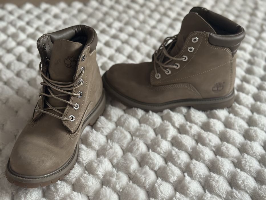 Ghete Timberland dama (sau fete), marimea 37.5, piele naturala