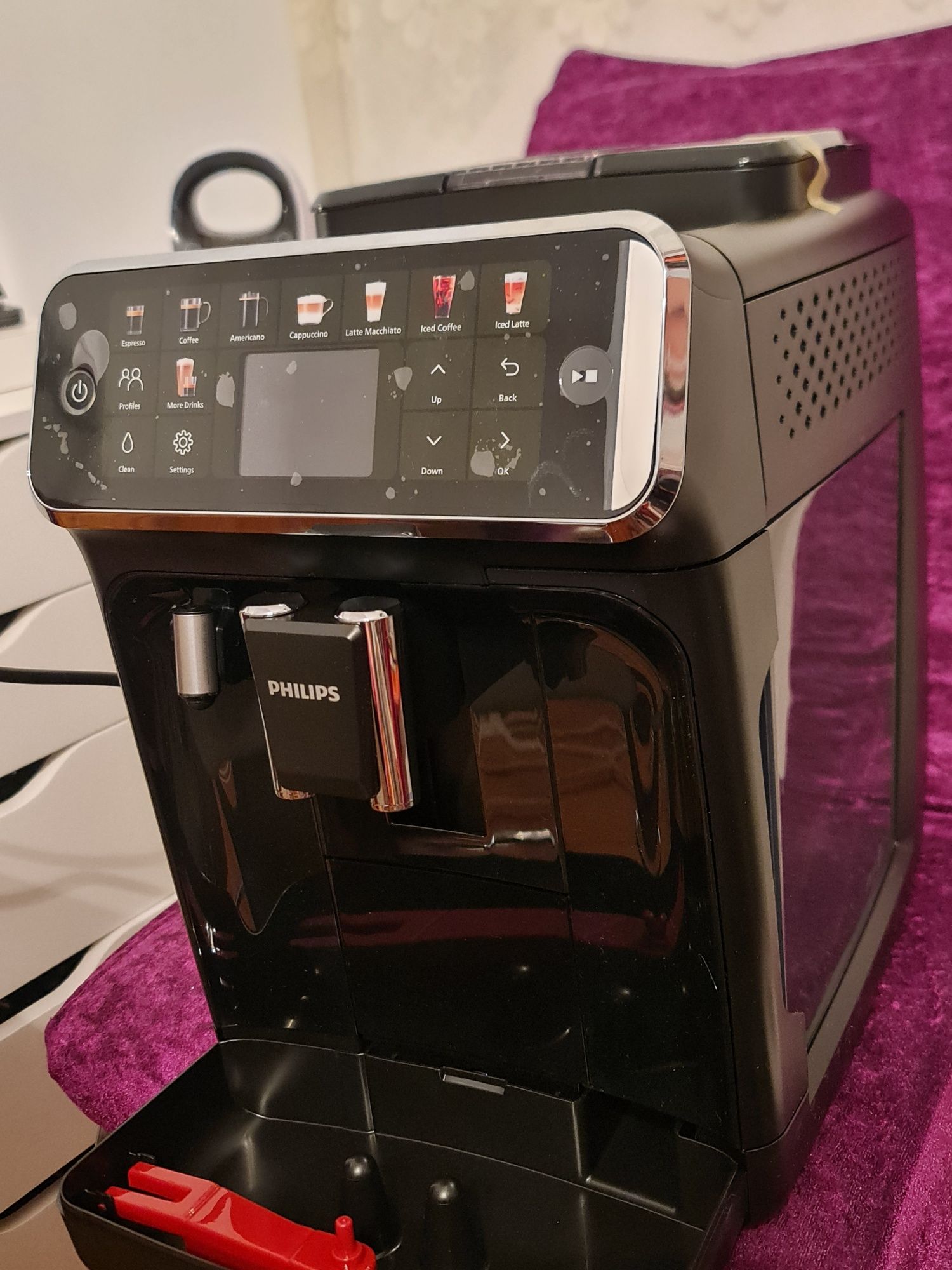 Espressor automat PHILIPS Seria 5500 EP5541/50, 1.8l, 1500W, 15 bar, n