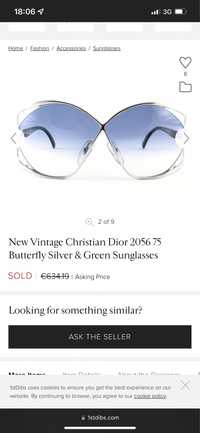 Ochelari Vintage dama Christian Dior