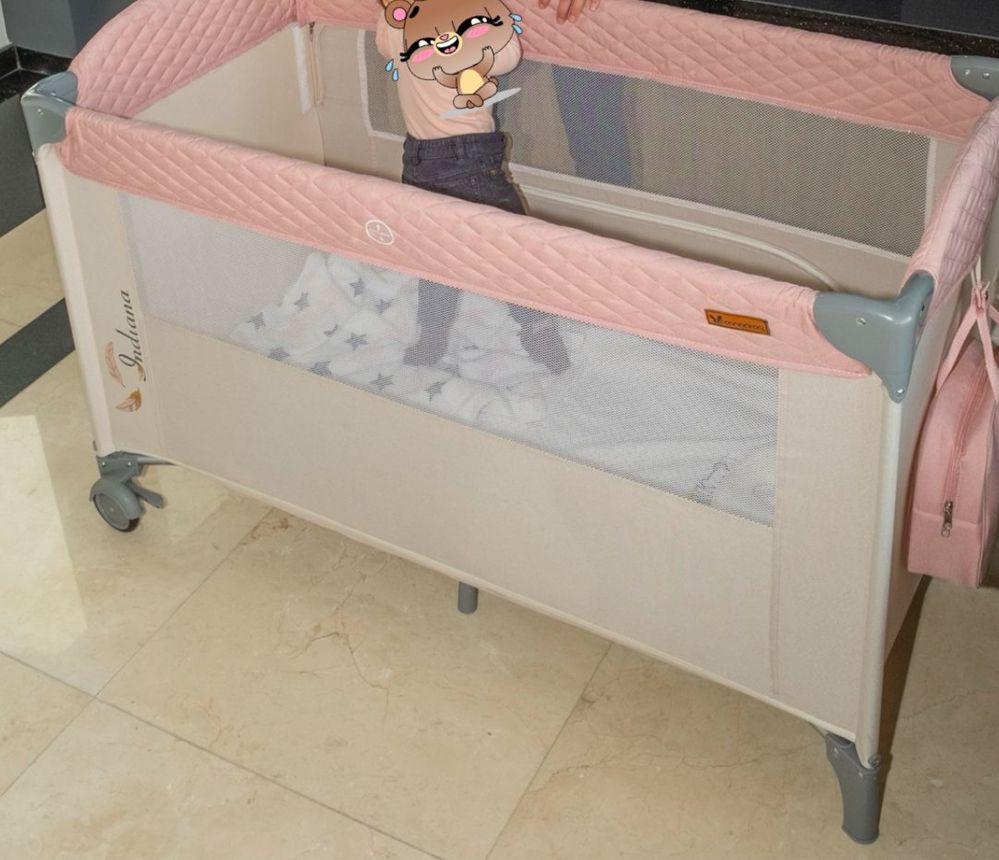 Patut pliabil Cangaroo indiana Roz/Bej