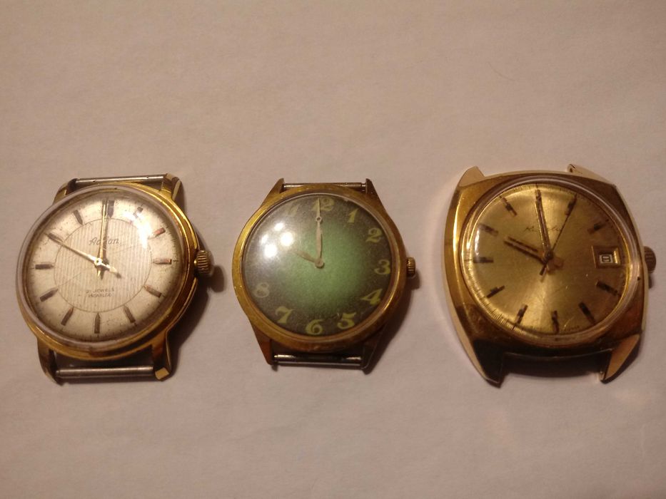 ПОЗЛАТЕНИ WOSTOK,Raketa,CHAIKA ,Poljot,Slava часовници