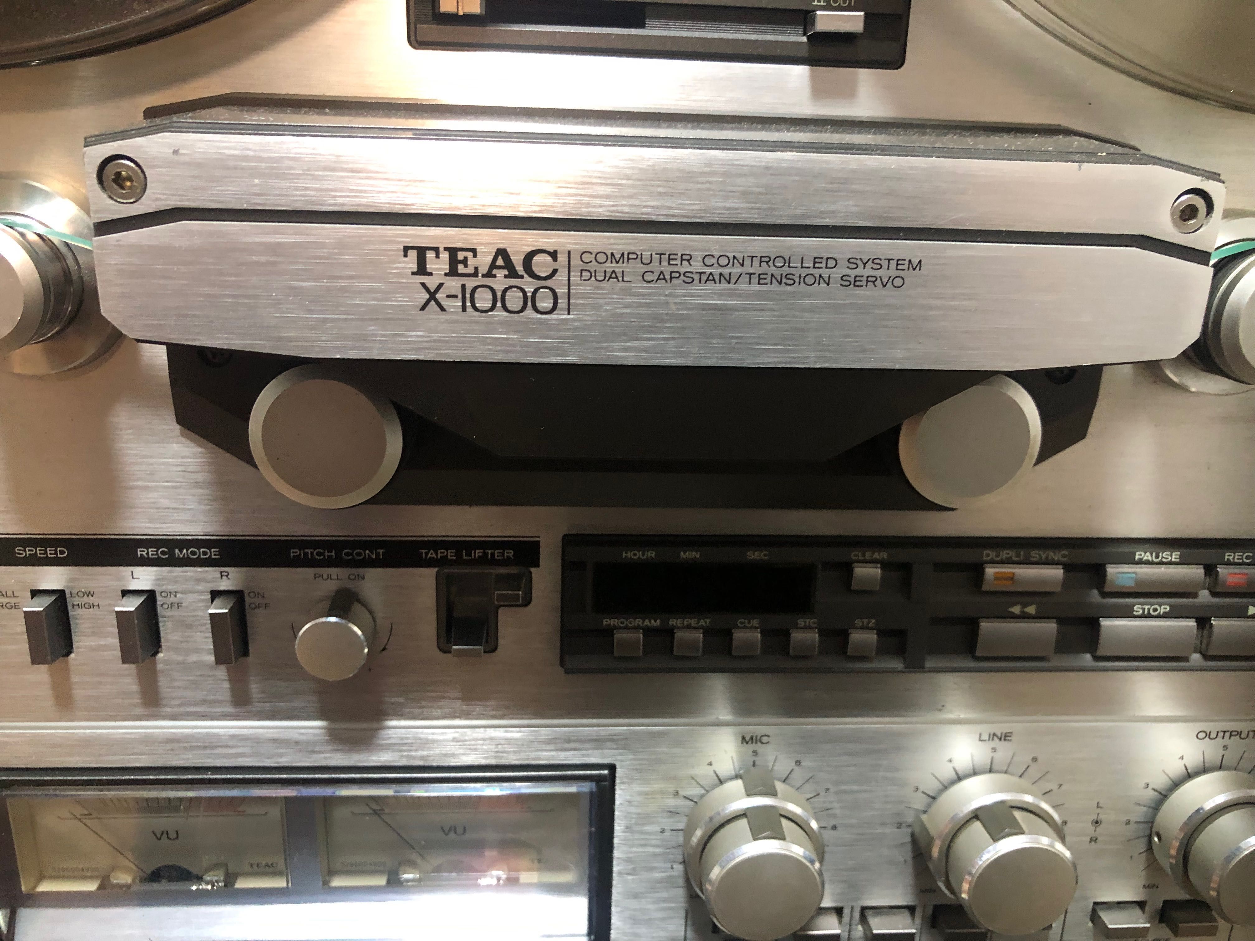 Vintige magnetofon Teac X1000