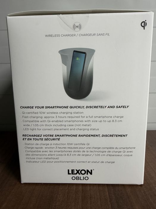 Încărcător wireless cu sterilizator UV • Lexon Oblio