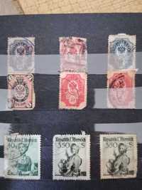 Timbre valoroase /colectie de timbre din ani 1866 , 1952,  1955,  1957
