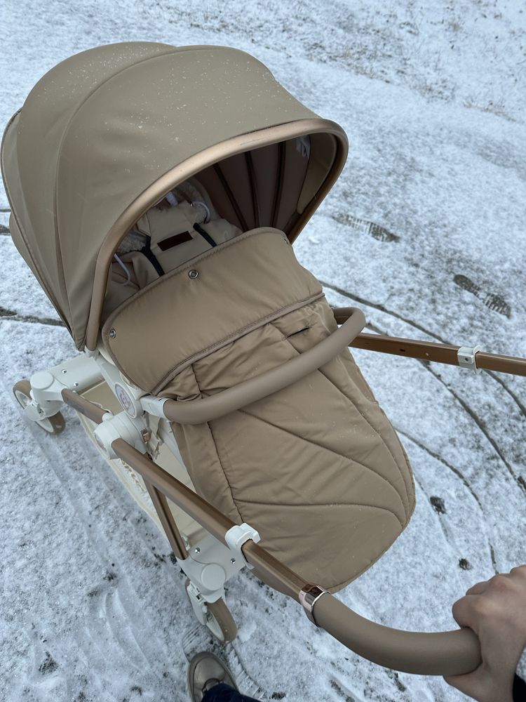 Коляска Coballe бежевая