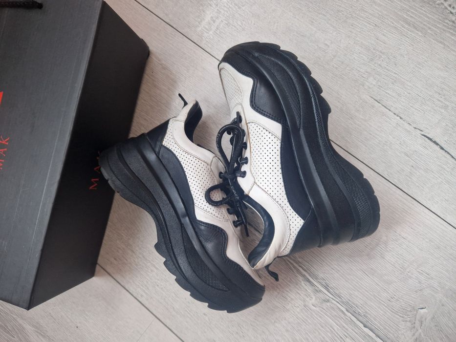 Маратонки от естествена кожа Mak-shoes