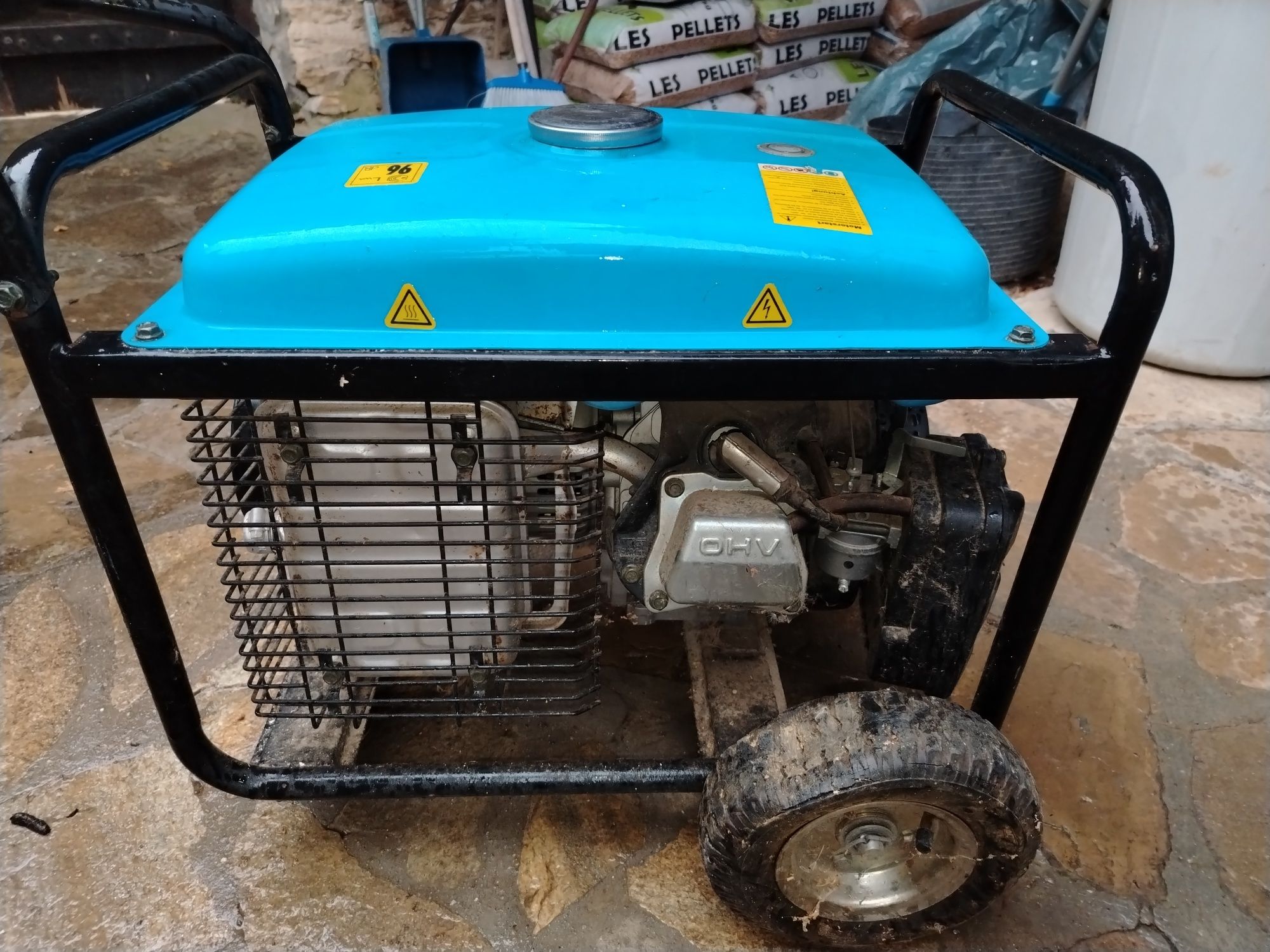 Бензинов генератор ток немски 2.8 kw Gude