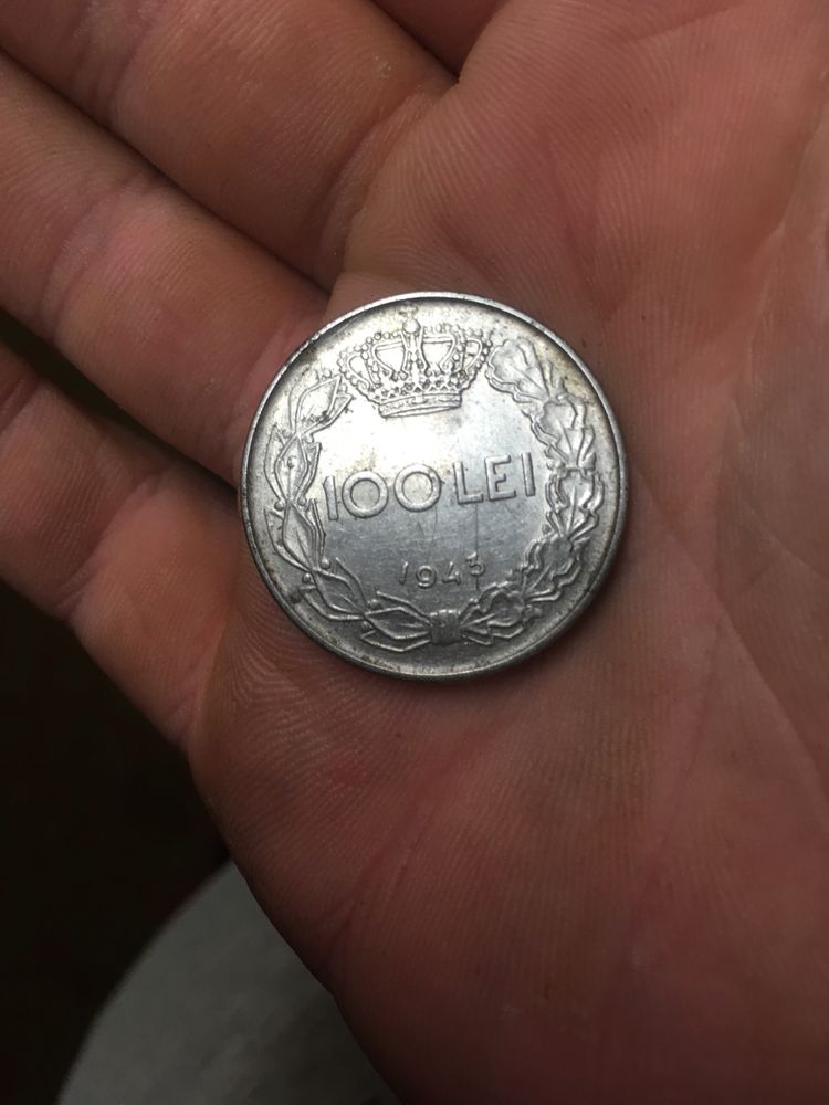 Moneda veche 100 lei 1943 Mihai Regele