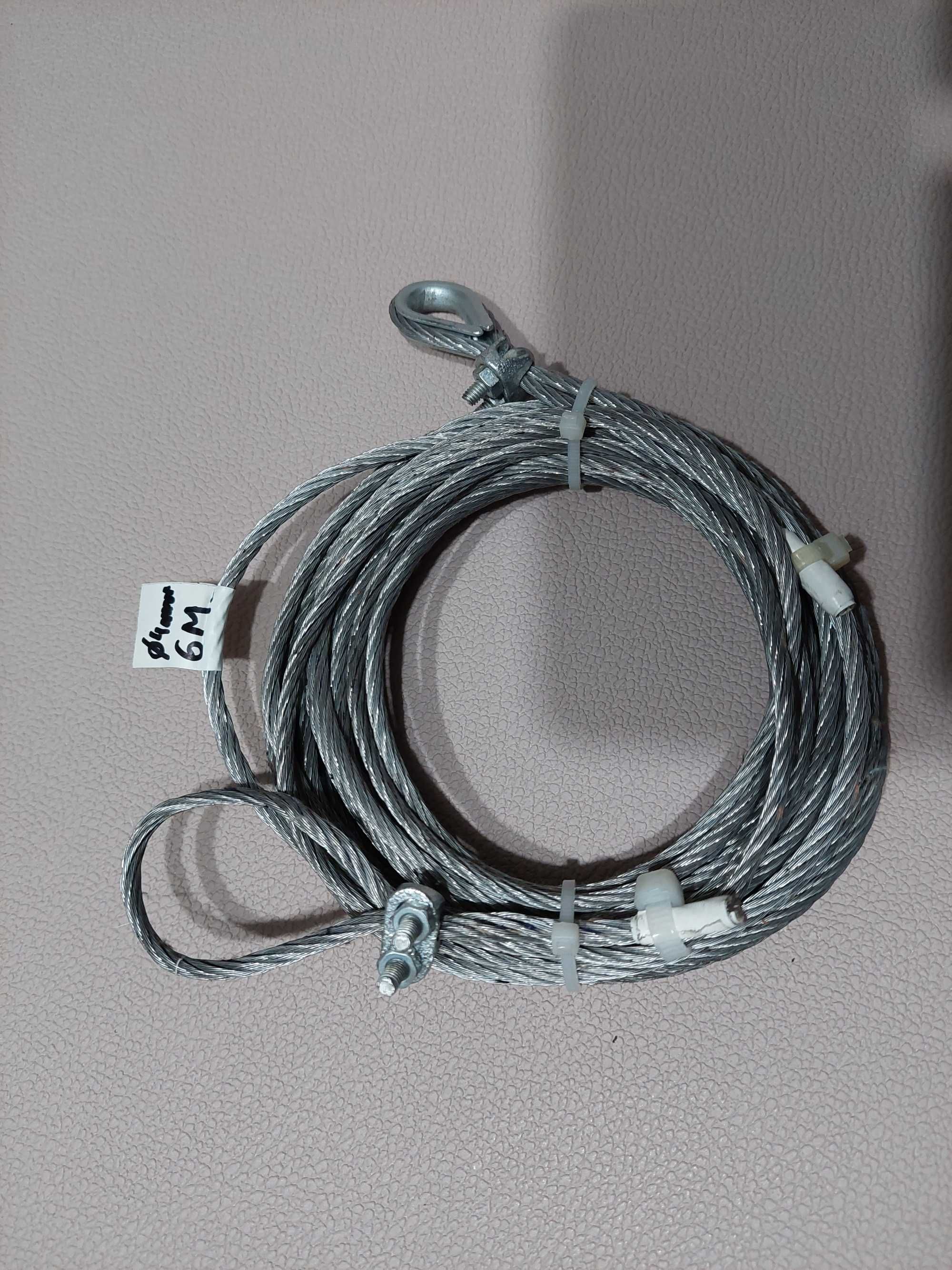 Cablu șufă oțel inoxidabil  Ø4 mm leagan