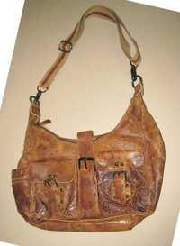 Маркова немска дамска чанта Baron of Maltzahn естествена кожа