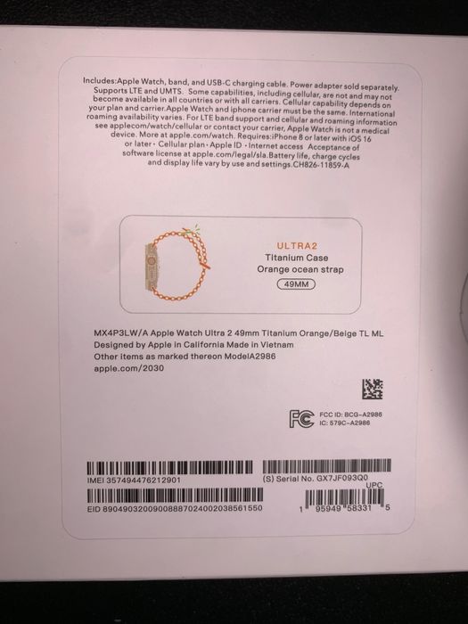 Apple Watch Ultra 2 • Fullbox