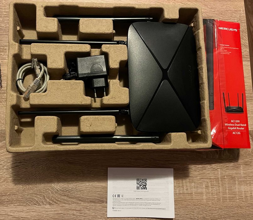 Router Mercusys Wireless Gigabit Dual Band AC1200