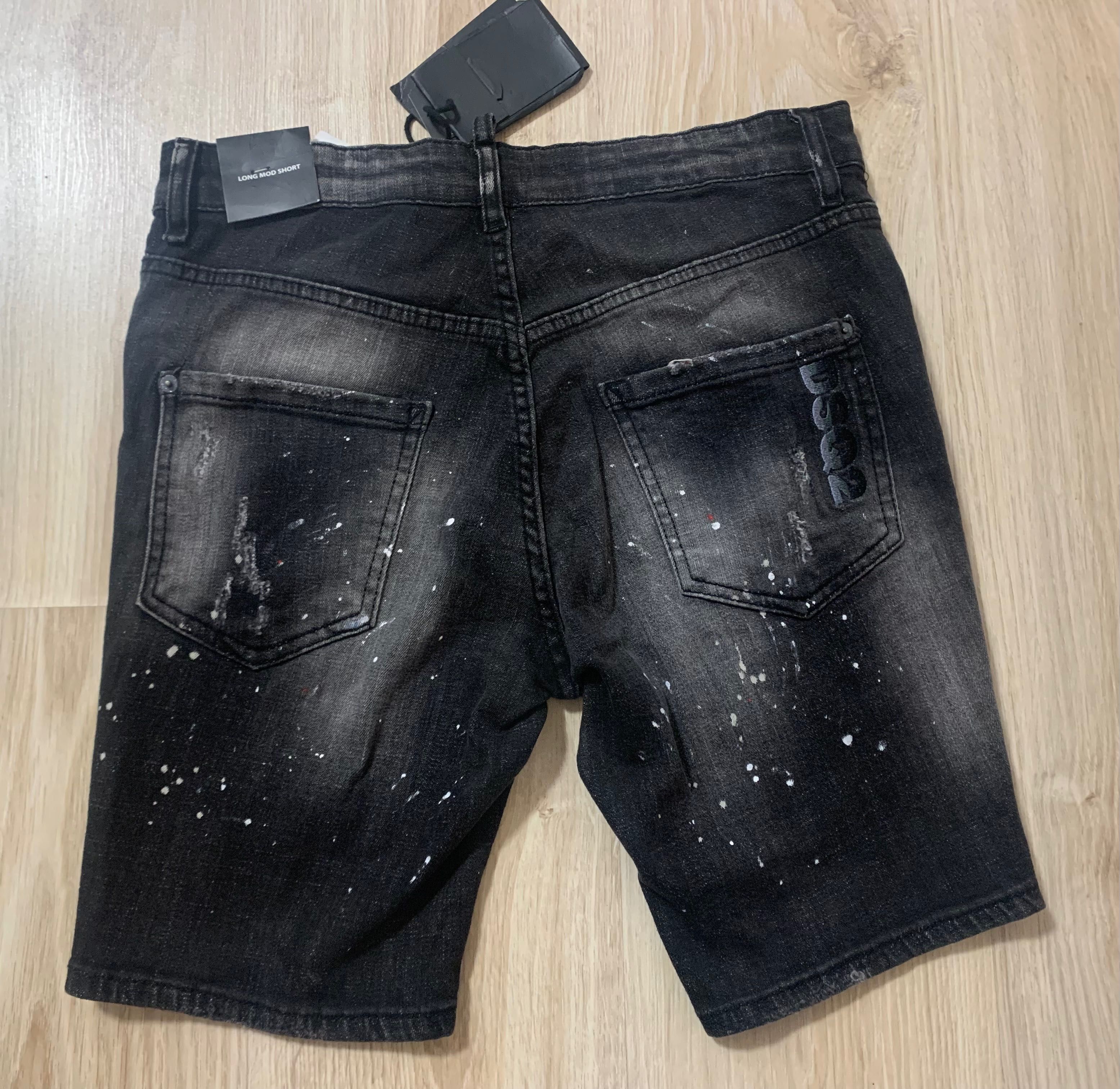Нови мъжки къси дънки с етикети Dsquared denim размери 42,44,46,48