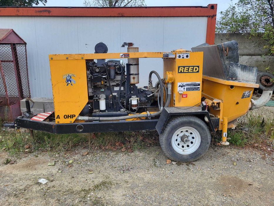 Pompa de beton tractabila Reed A40, 31mc/h, second hand.