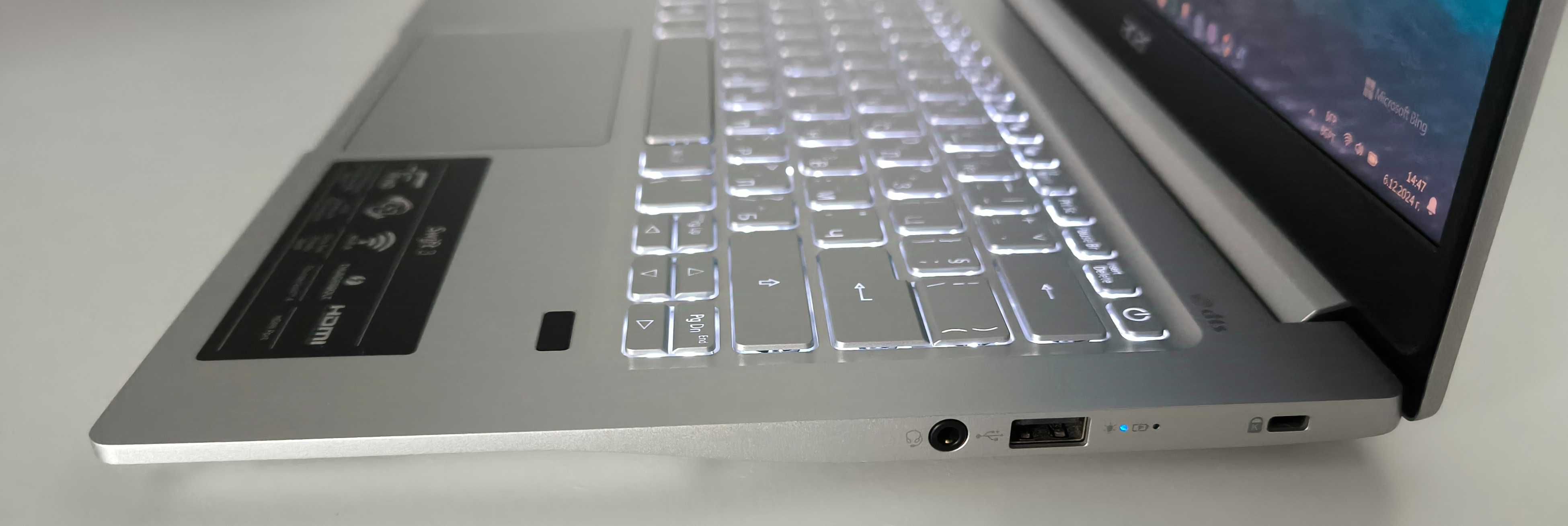 Ноутбук/ Лаптоп/ ACER SWIFT 3 SF314/ 256GB SSD/Intel Core i3-1115G4