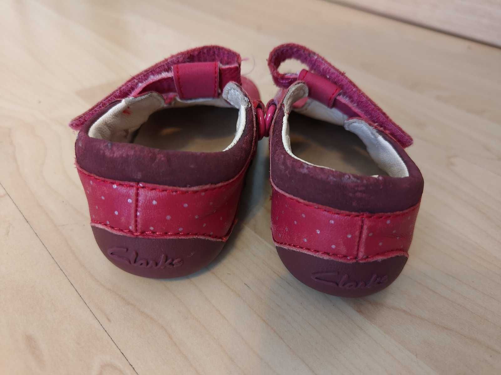 Бебешки/детски обувки Clarks номер 20.5 за момиче, естествена кожа