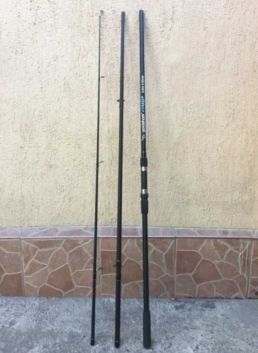SET CRAP Lanseta 3,6m din 3 bucati + Mulineta DIAMANT KT5000+ 300M FIR