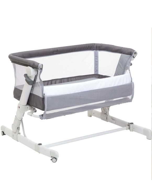 Patut CHICCO Next2Me PopUp, 0 luni+, gri-alb