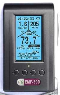 Contor/ Detector radiatii electromagnetice EMF, Advanced GQ EMF-390