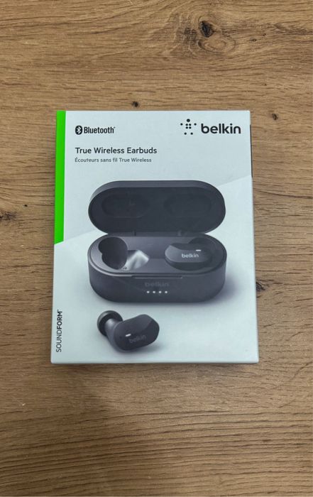 Безжични Слушалки, BELKIN SoundForm™ EarBuds TWS Bluetooth, Черен