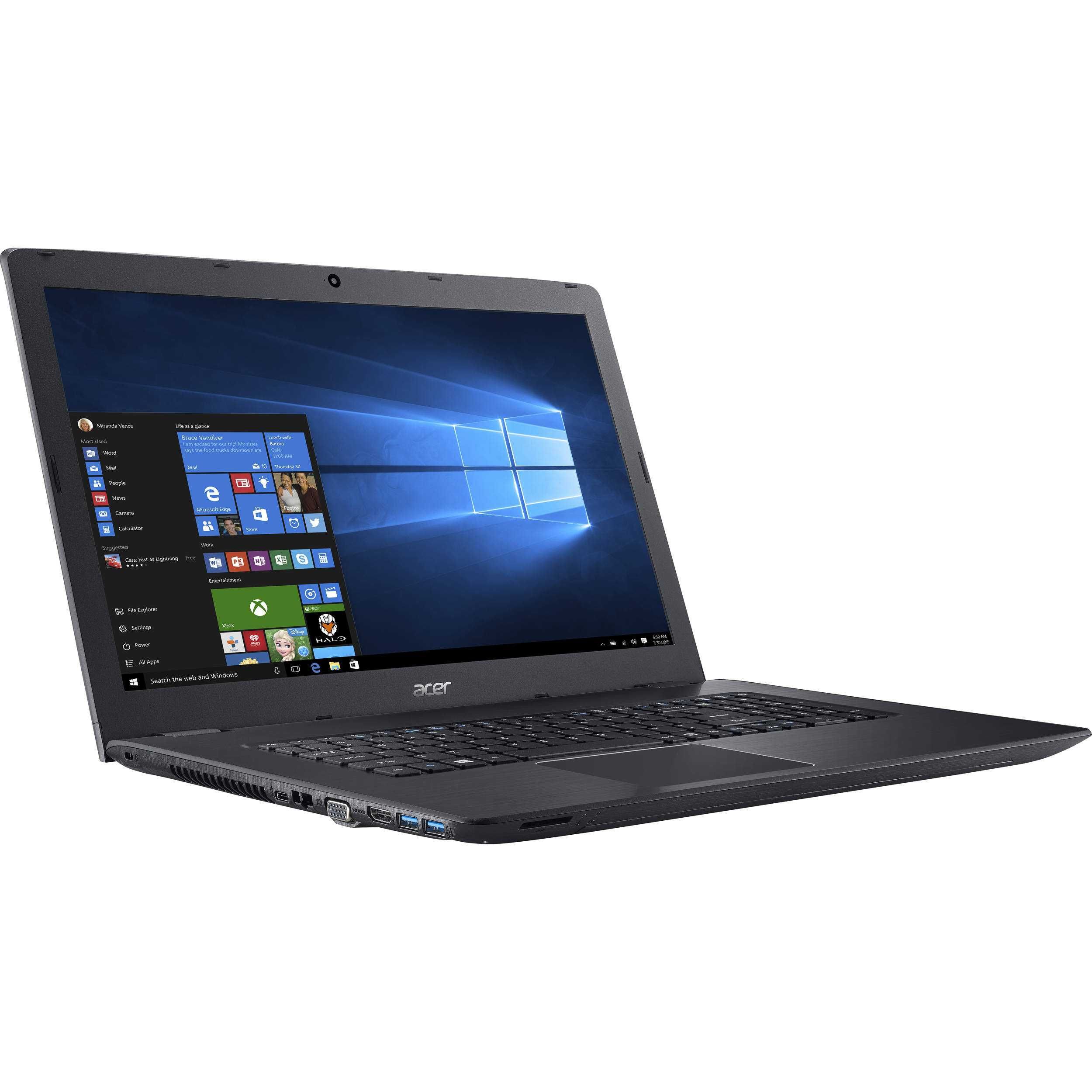 Acer Aspire E 17, 17.3'', i5 gen7, 8 GB, 256ssd+1TB, 940mx 2gb, bat 2h