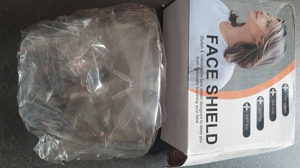 Face shield ochelari full face anti dust, anti fog, anti-splash, noi
