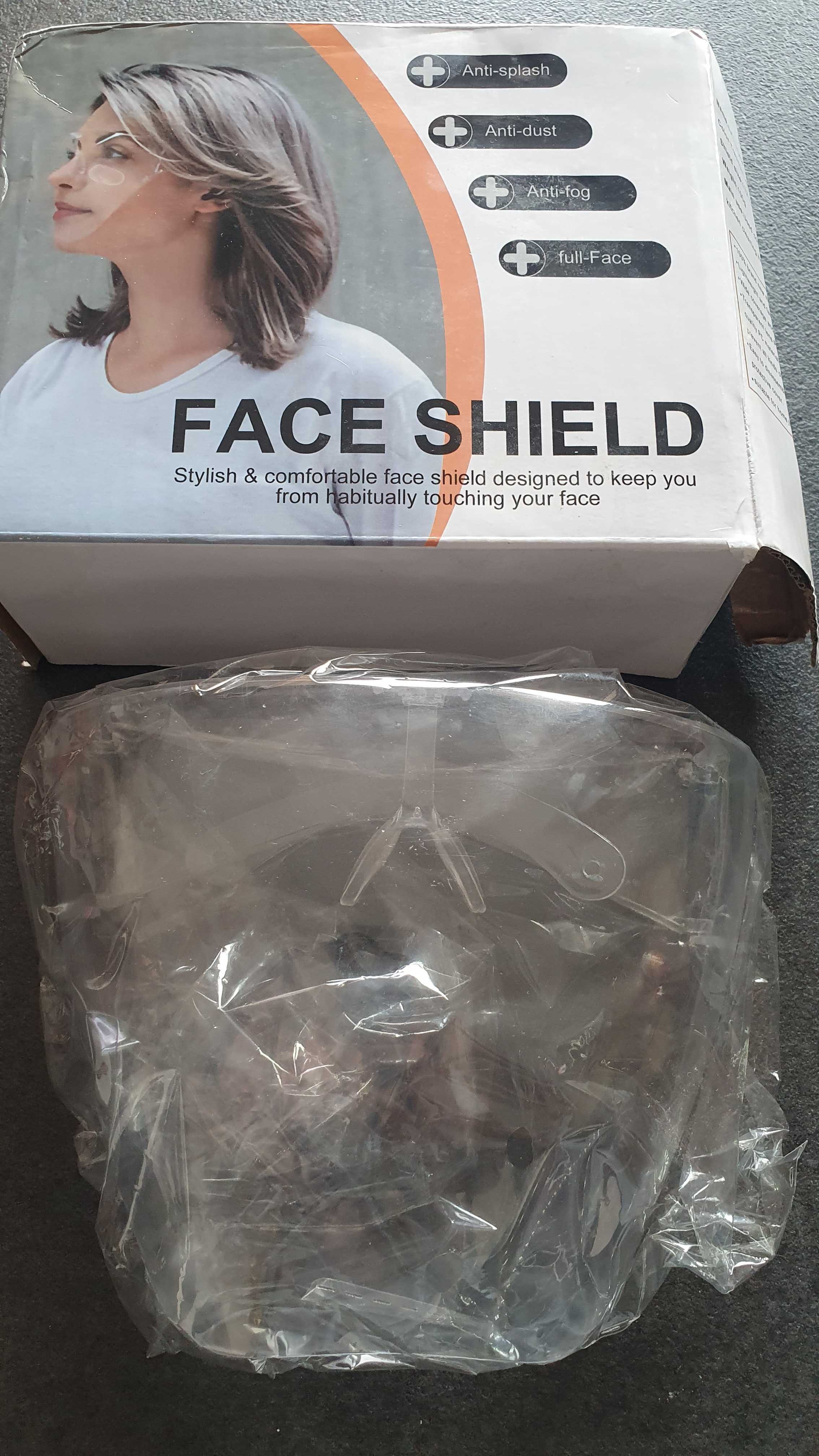 Face shield ochelari full face anti dust, anti fog, anti-splash, noi