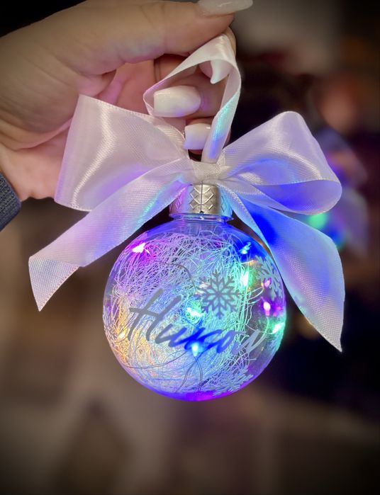 Коледни персонализирани топки