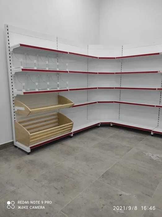 Торговые стелажи полки для магазина овощной стеллаж г. Кызылорда