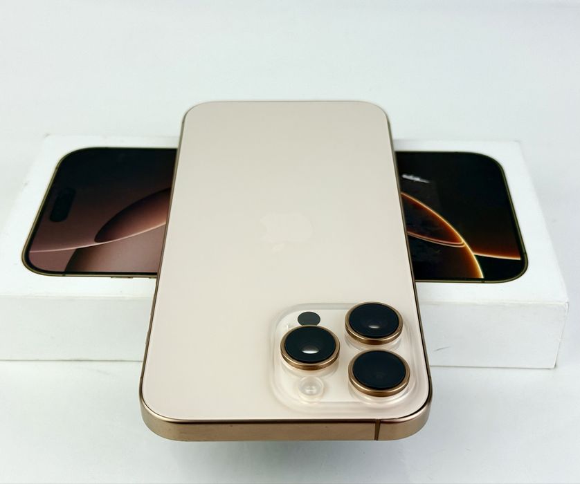 КАТО НОВ! Apple iPhone 16 Pro 128GB Desert Гаранция!