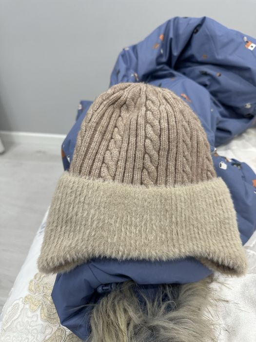 Детская шапка и шарф альпака